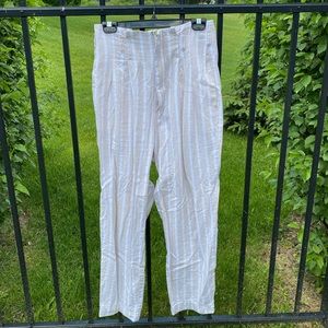 Stripped summer dress pants